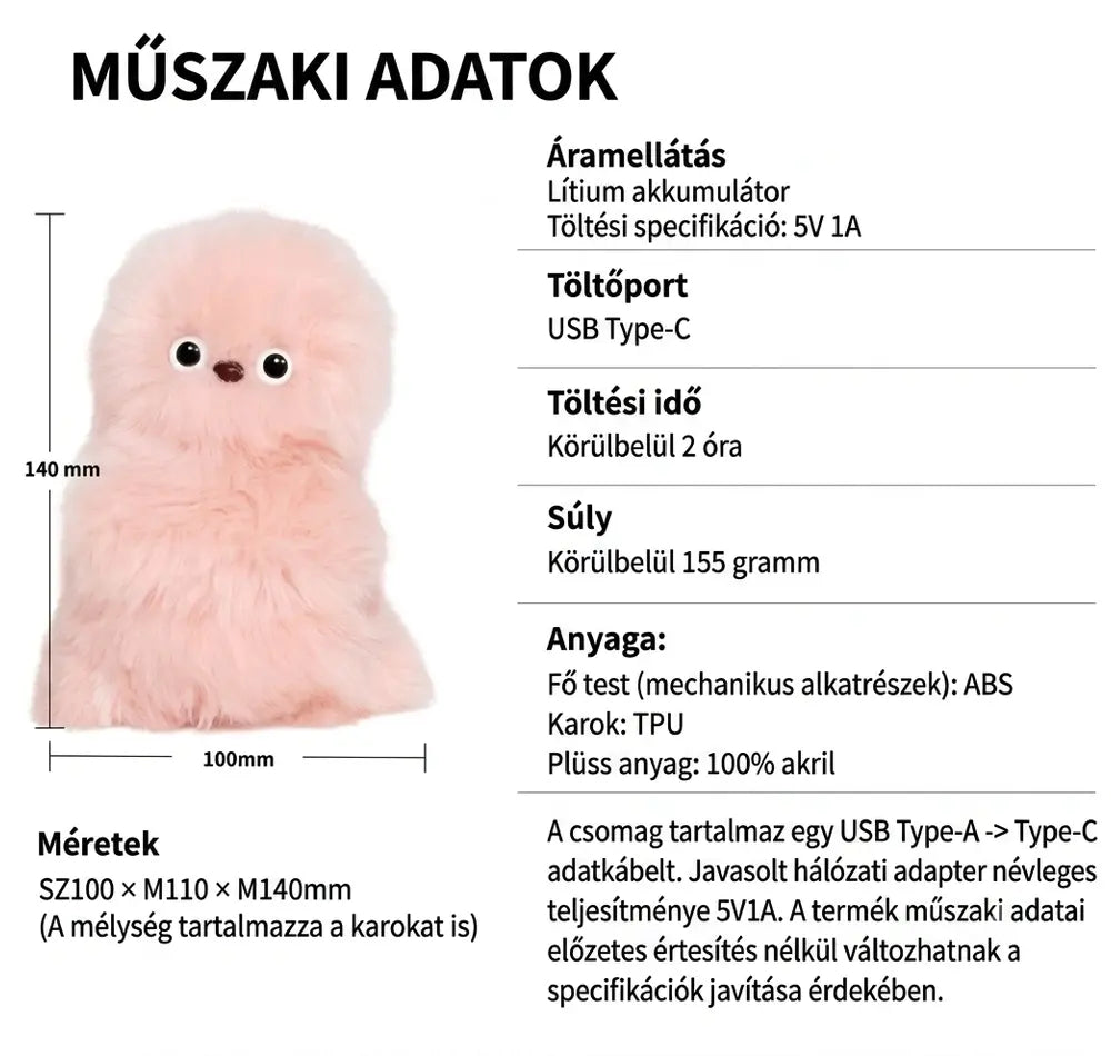 Bolyhi Creamy™ – a kreatív, interaktív társ 🤍